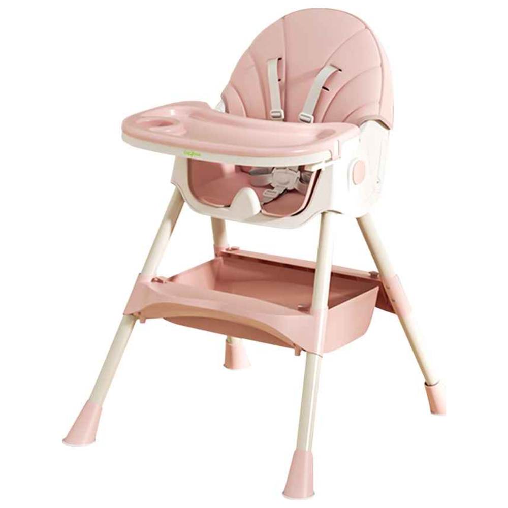 Baybee - 3-in-1 Iris Convertible Baby High Chair - Pink
