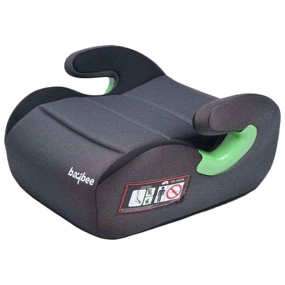 Baybee - Baby Booster Car Seat Without Isofix - Grey