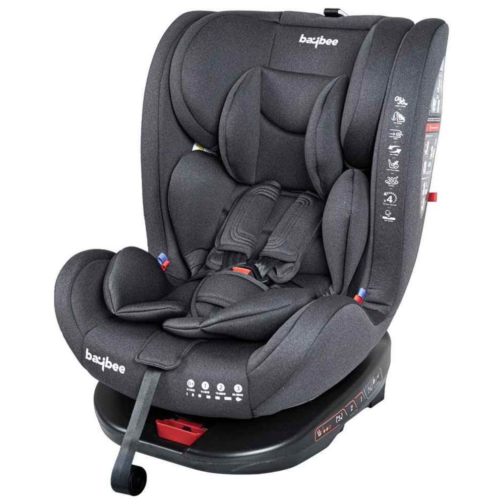 بايبي - كرسي سيارة قابل للتحويل للأطفال - أسود