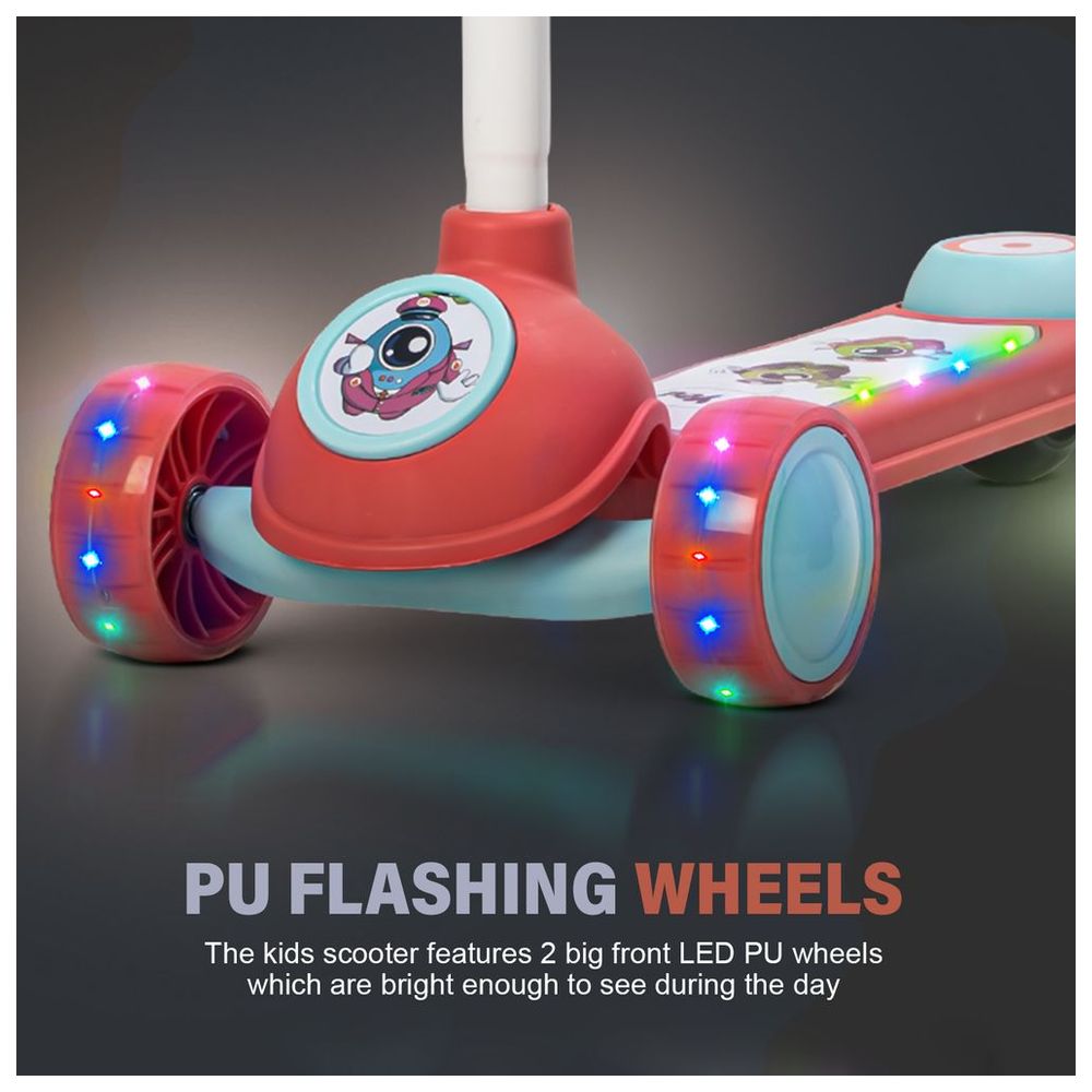 بايبي - سكوتر أطفال رولّو - زهري فاتح