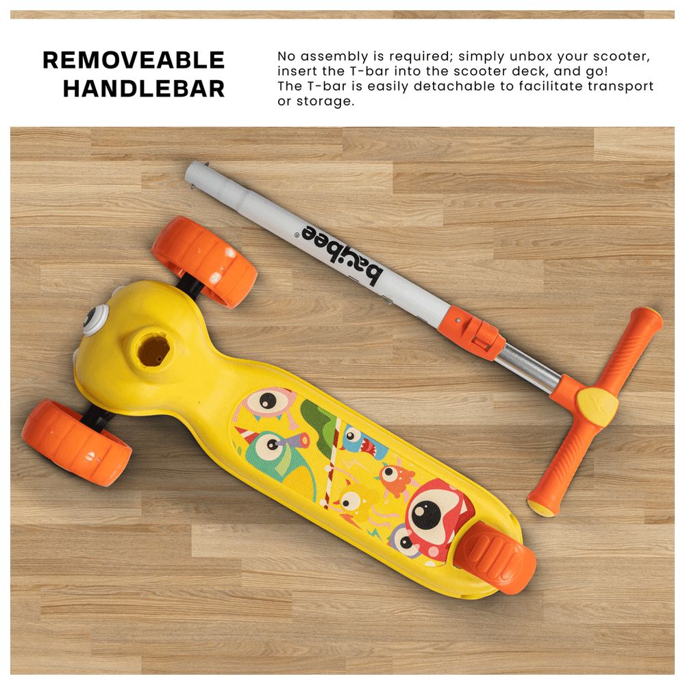 بايبي - سكوتر أطفال ماكسي - أصفر