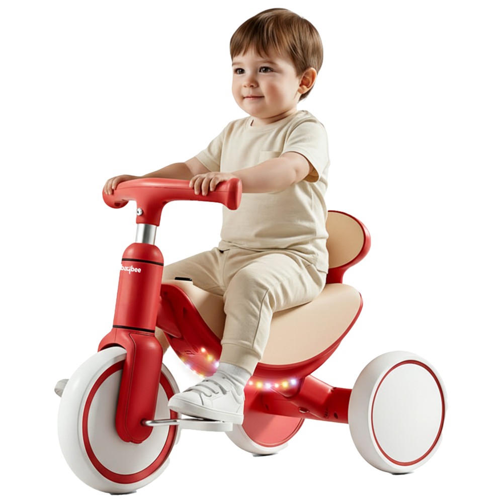 دراجة بايبي - زينفي للأطفال ثلاثية العجلات بدواسات مع موسيقى وأضواء