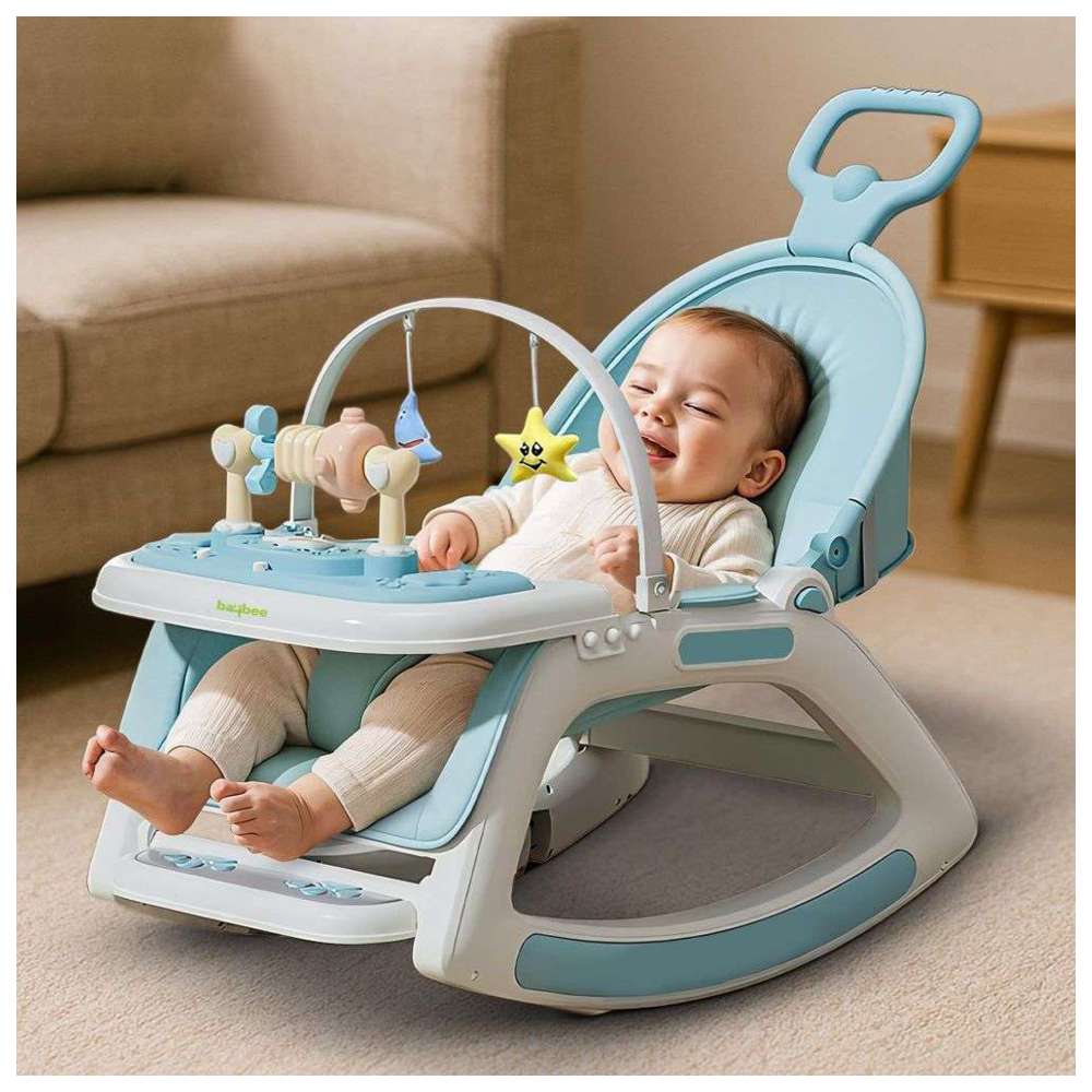 Baybee - 5-In-1 Baby Rocking Chair - Blue