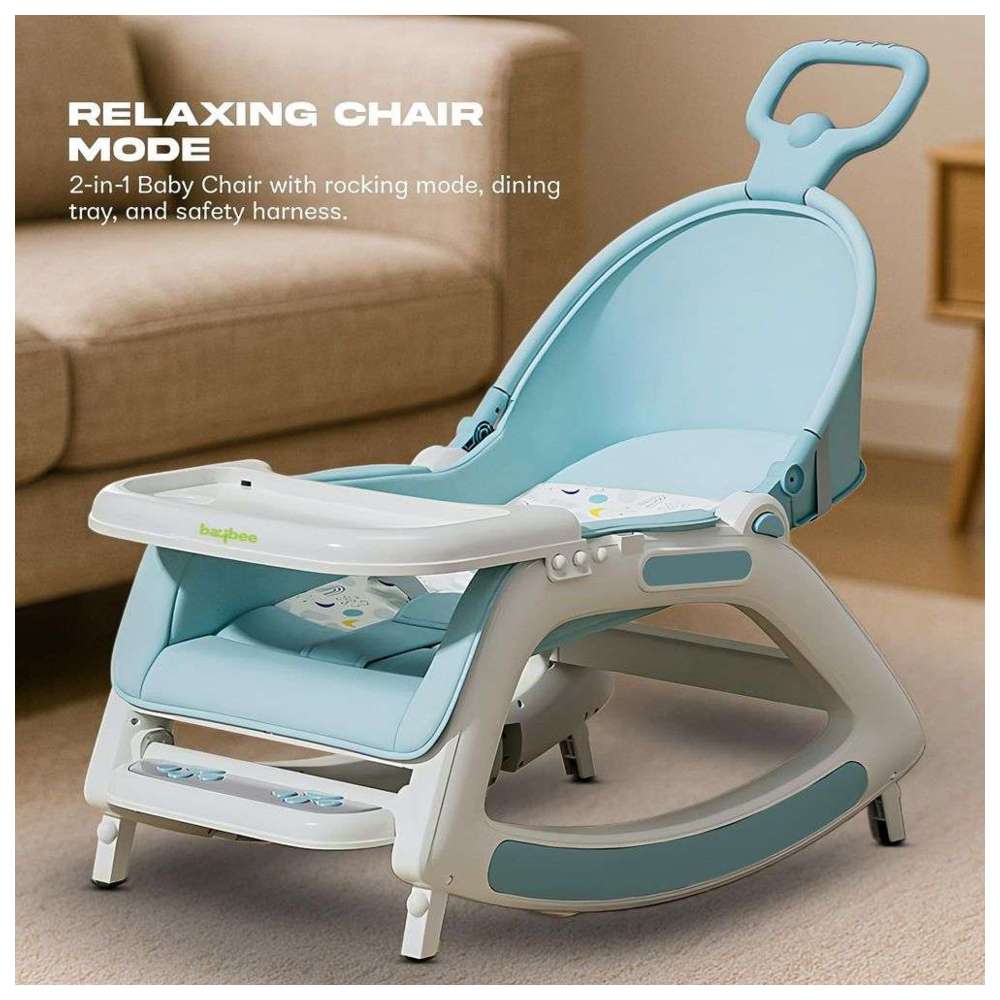 Baybee - 5-In-1 Baby Rocking Chair - Blue