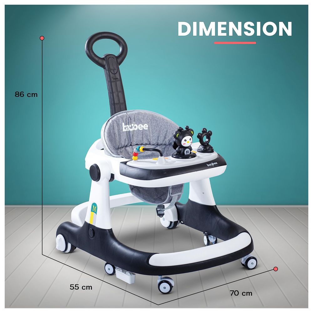 بايبي - مشاية أطفال قابلة للطي 2 في 1 ماجنوم - أسود