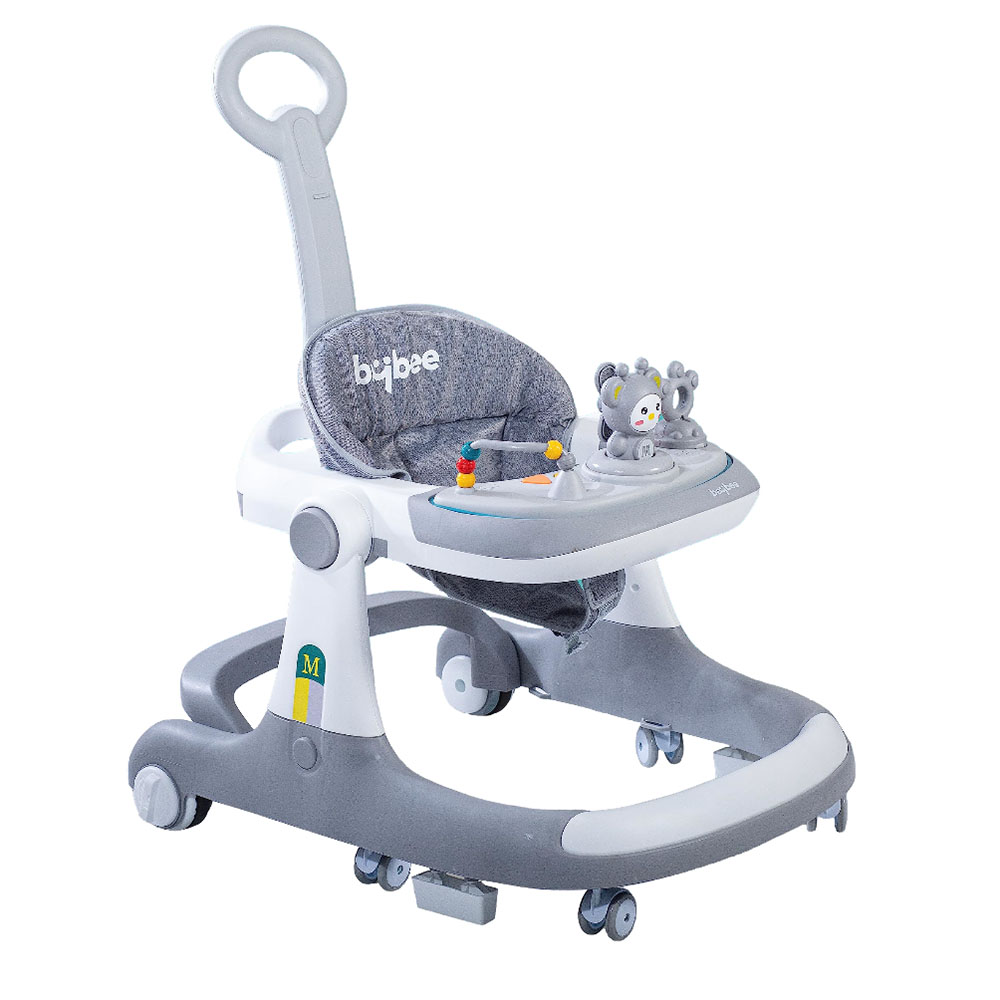 بايبي - مشاية أطفال قابلة للطي 2 في 1 ماجنوم - رمادي