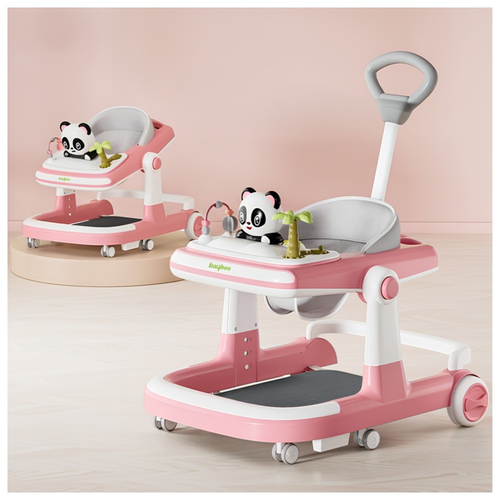 Baybee - 3-in-1 Panda Baby Push Walker With Musical Bar
