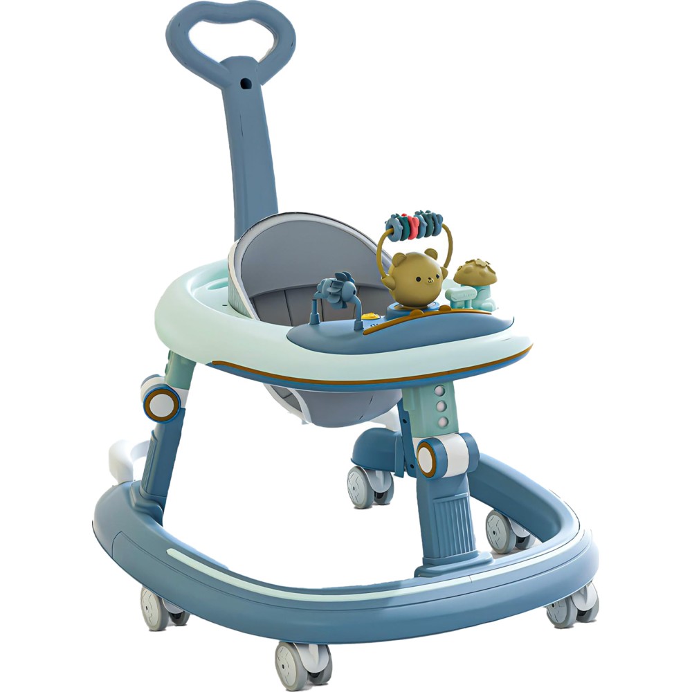 Baybee - Baby 2-In-1 Petalia Pro Walker With Parental Push Handle