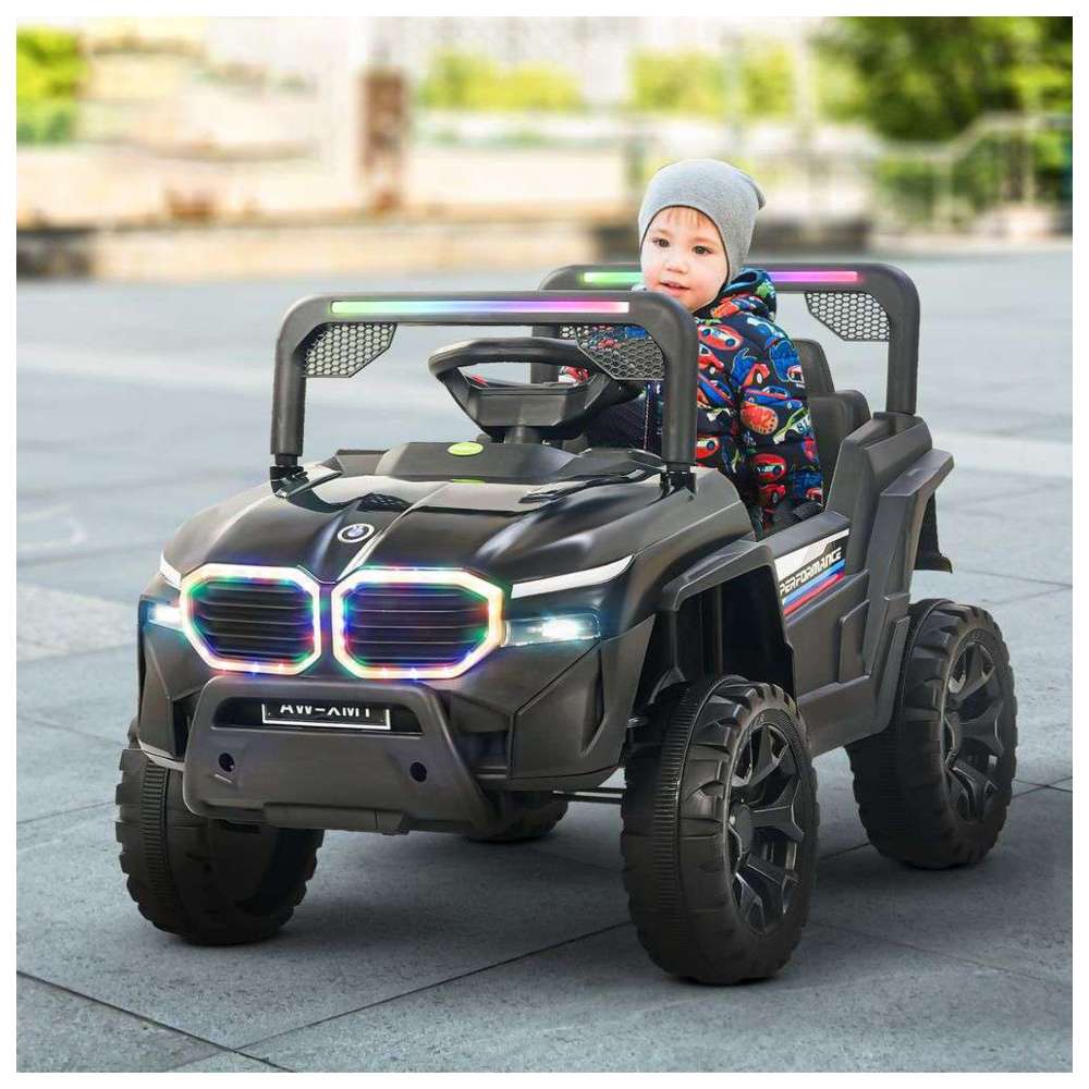 Baybee - Alfton Pro Battery Operated Ride-On Jeep - Black