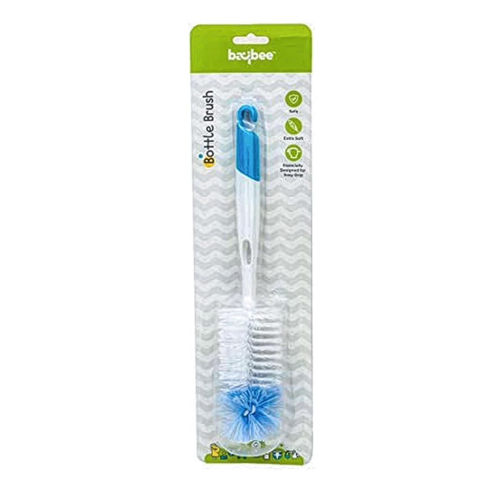 Baybee - 2-In-1 Baby Feeding Bottle Cleaning Brush