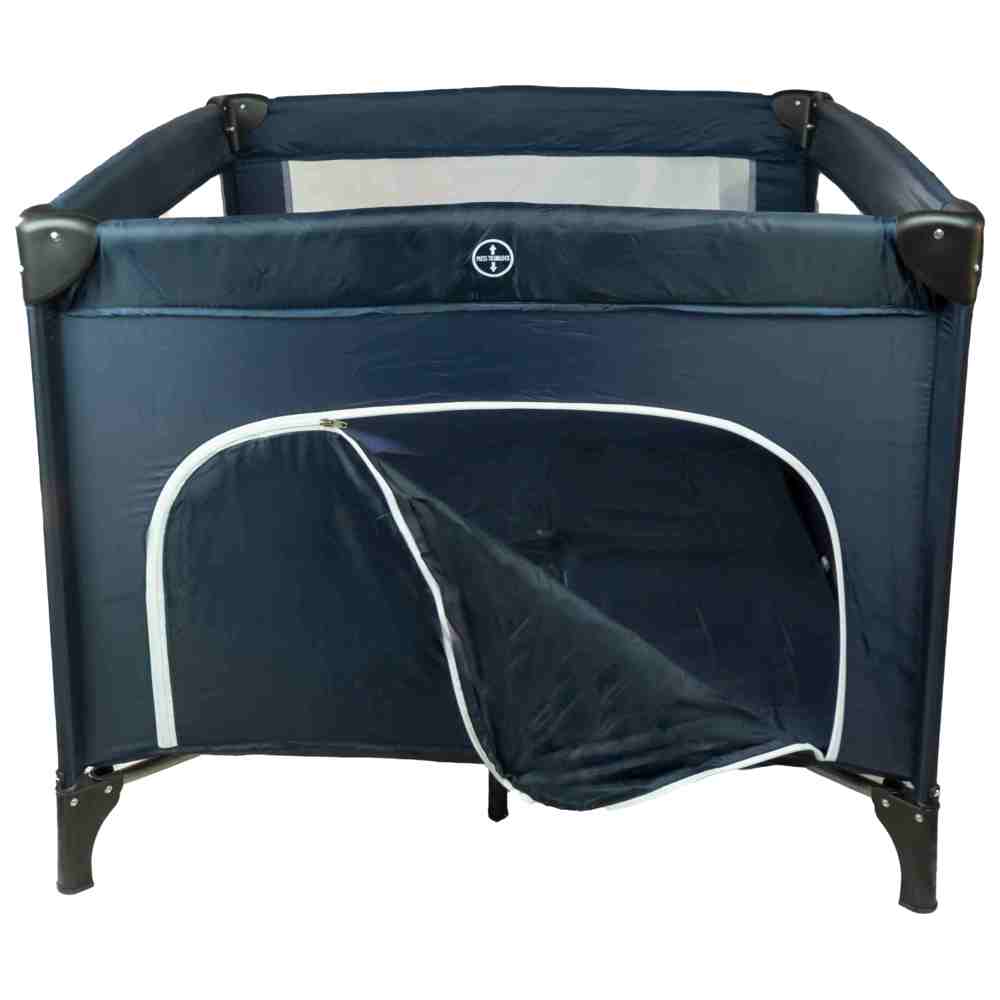 مولودي - ساحة لعب للأطفال مع جوانب شبكية - كحلي