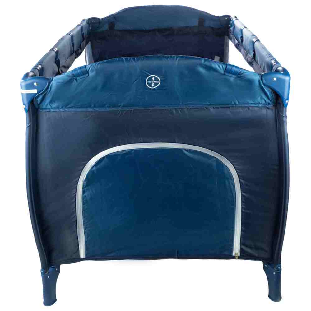 مولودي - ساحة لعب للأطفال مع ألعاب معلقة - أزرق