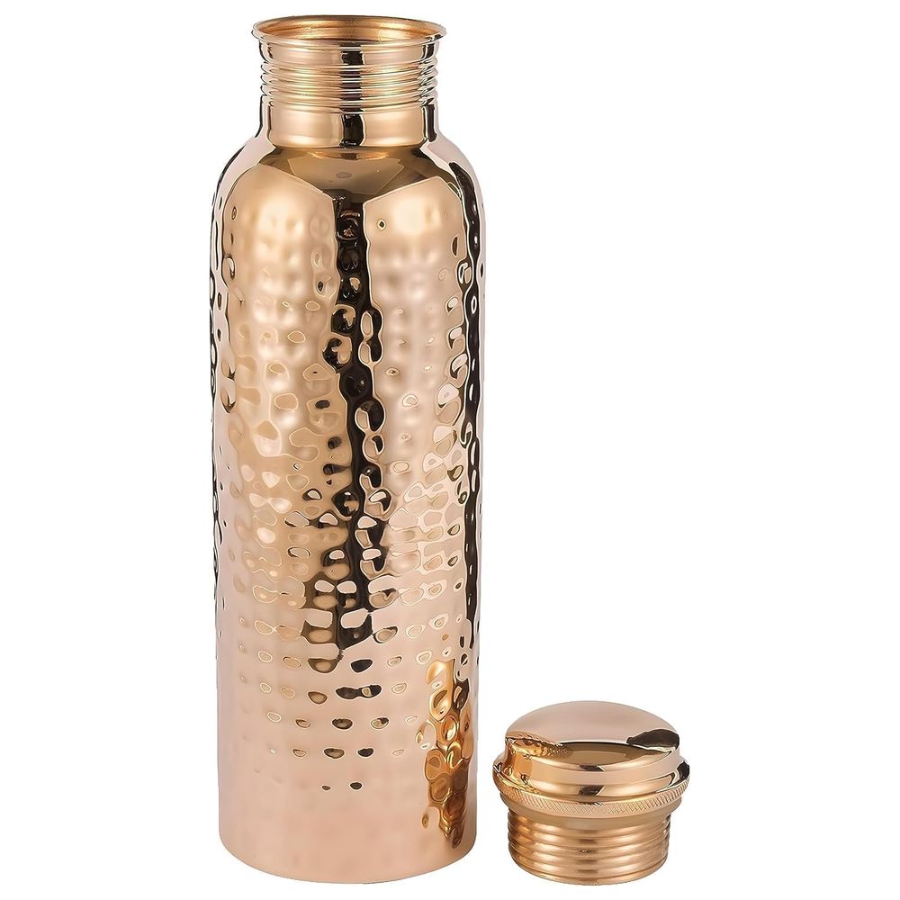 Voidrop Pure Copper Hammered Style Water Bottle - 1000 ml