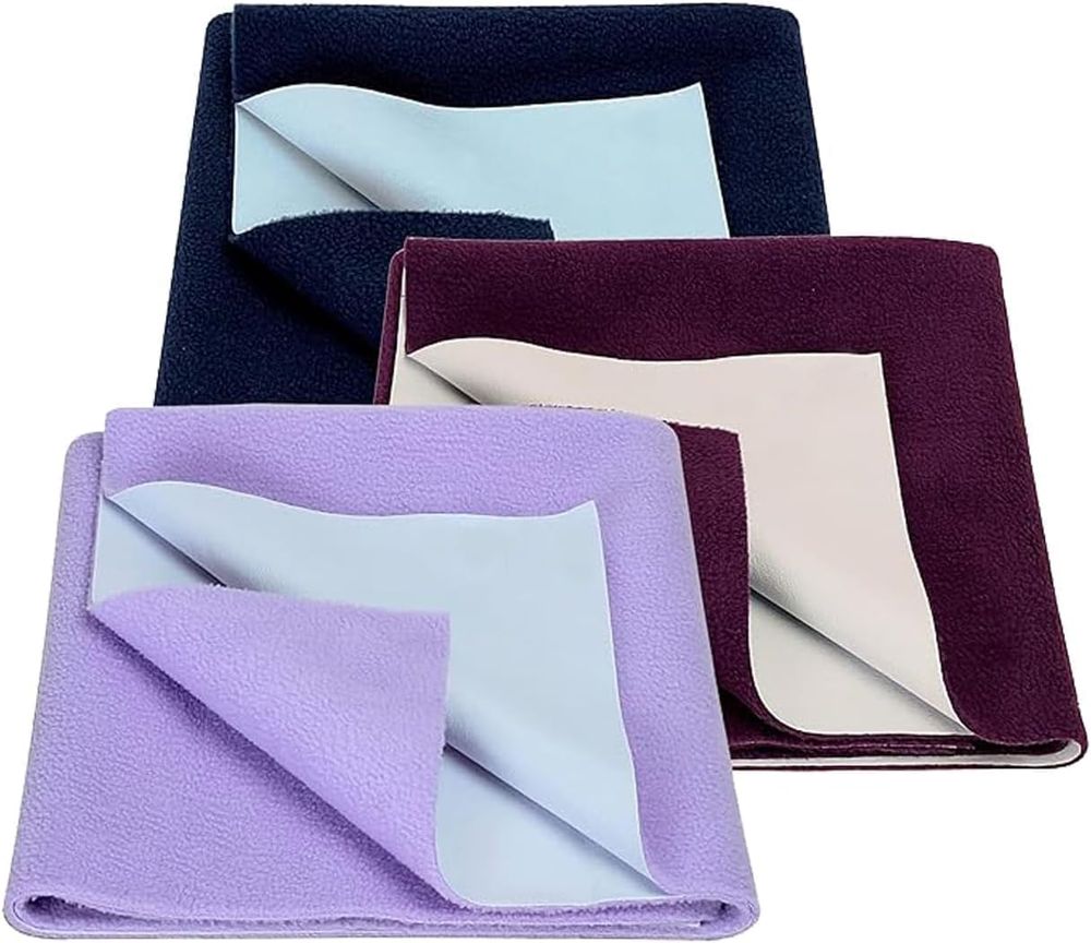 فويدروب - ملاءات أطفال مقاومة للماء وسريعة الجفاف - عبوة من 3 قطع