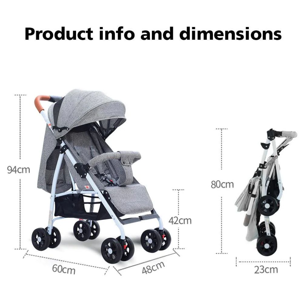 Dreeba - Lightweight One-Click Baby Stroller - Green