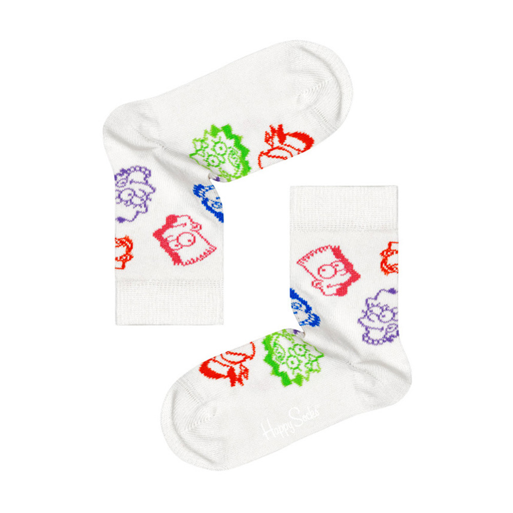 Happy Socks - Kid's The Simpsons Family Faces Socks