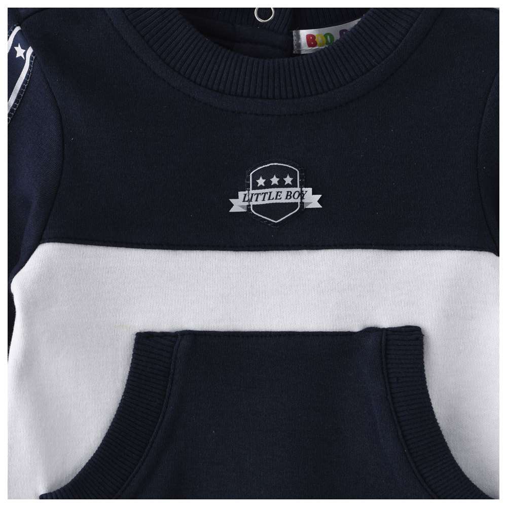 بو بو - جمبسوت بأقدام - أسود/أبيض