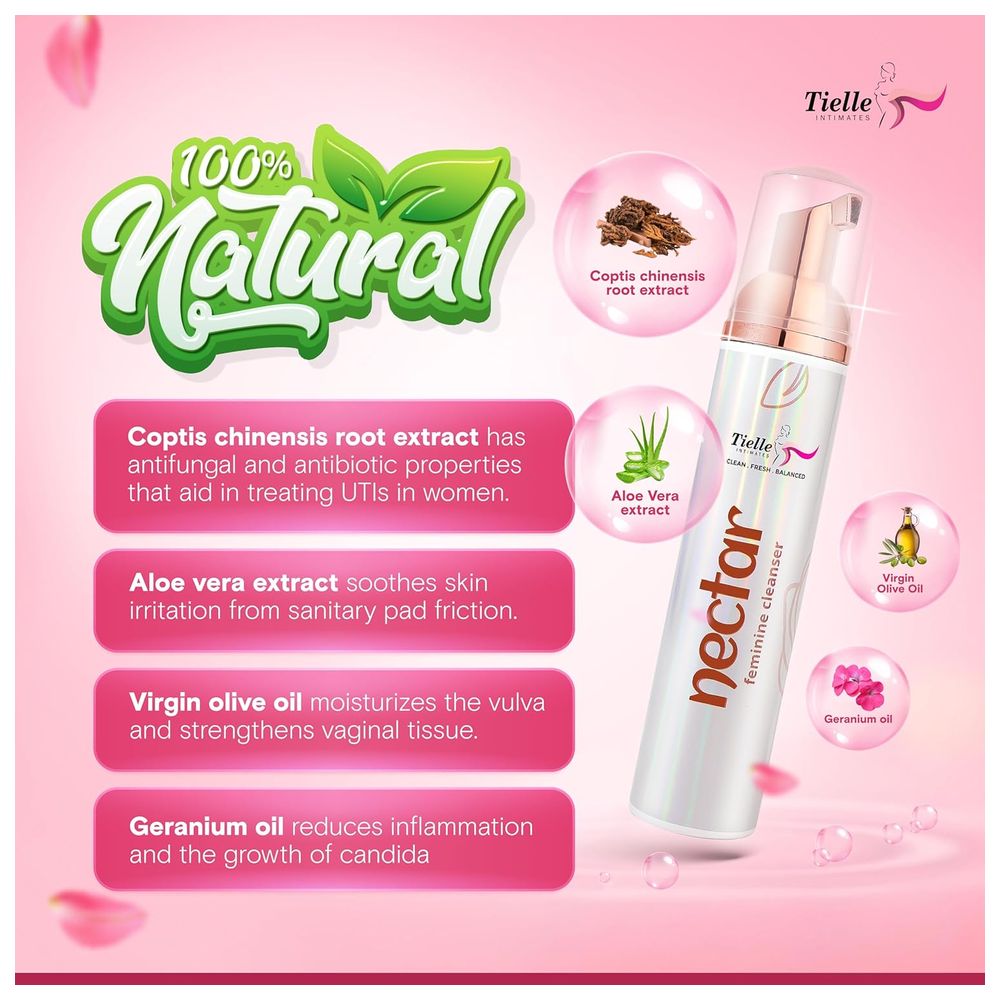 Tielle Intimates - Nectar Premium Intimate Hygiene Wash - 100 ml