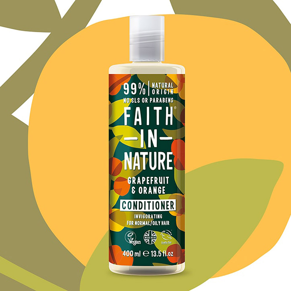 Faith In Nature - Purifying Conditioner - Grapefruit & Orange - 400 ml
