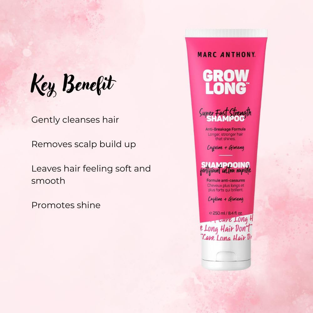 Marc Anthony - Grow Long Superfast Strength Shampoo - 250 ml