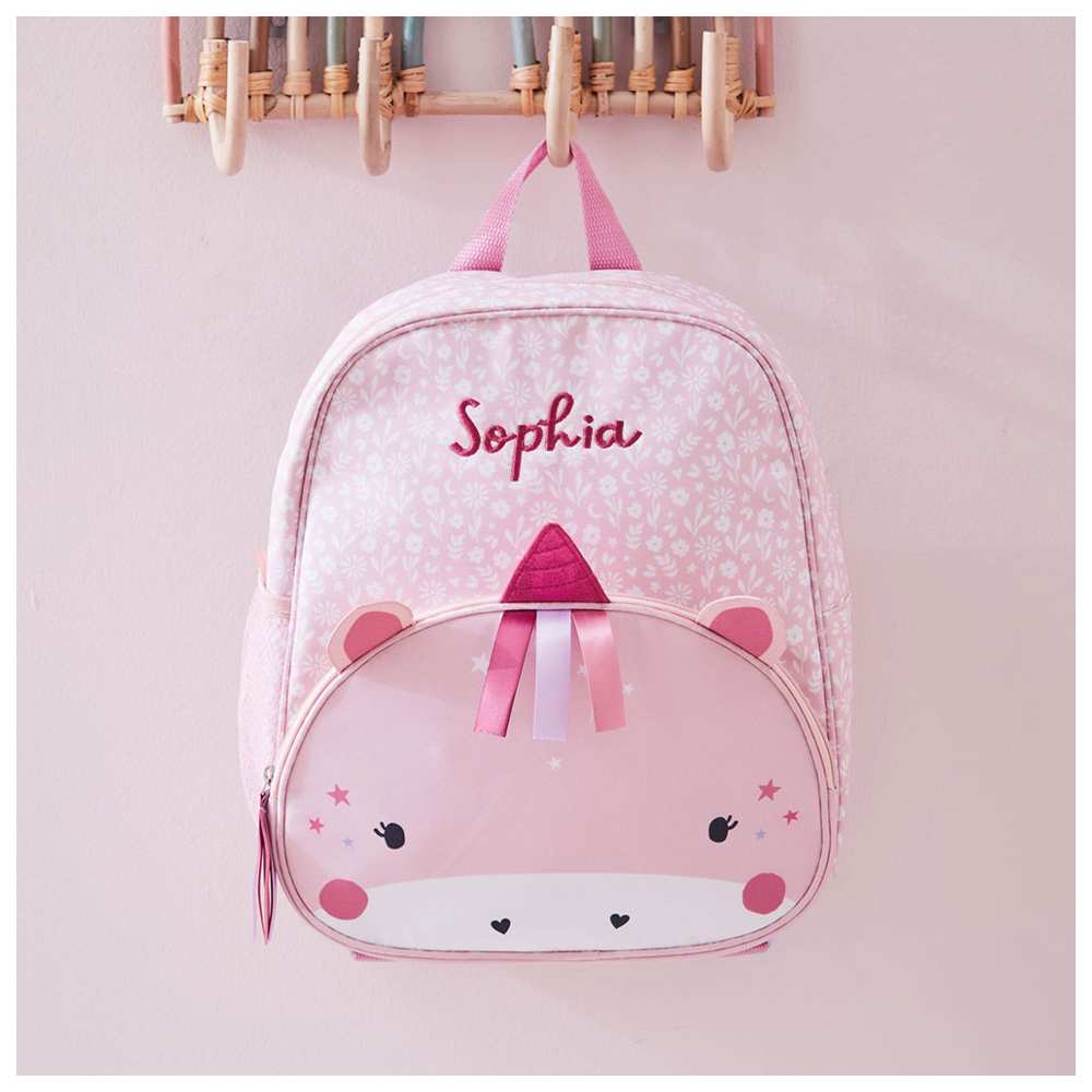 My 1st Years - Personalised Unicorn Backpack - Pink - 12.99-Inch