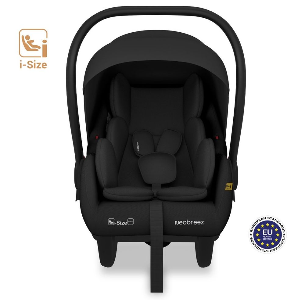 نيوبريز - حامل مقعد سيارة للأطفال خفيف الوزن i-Sacro i-Size - أسود