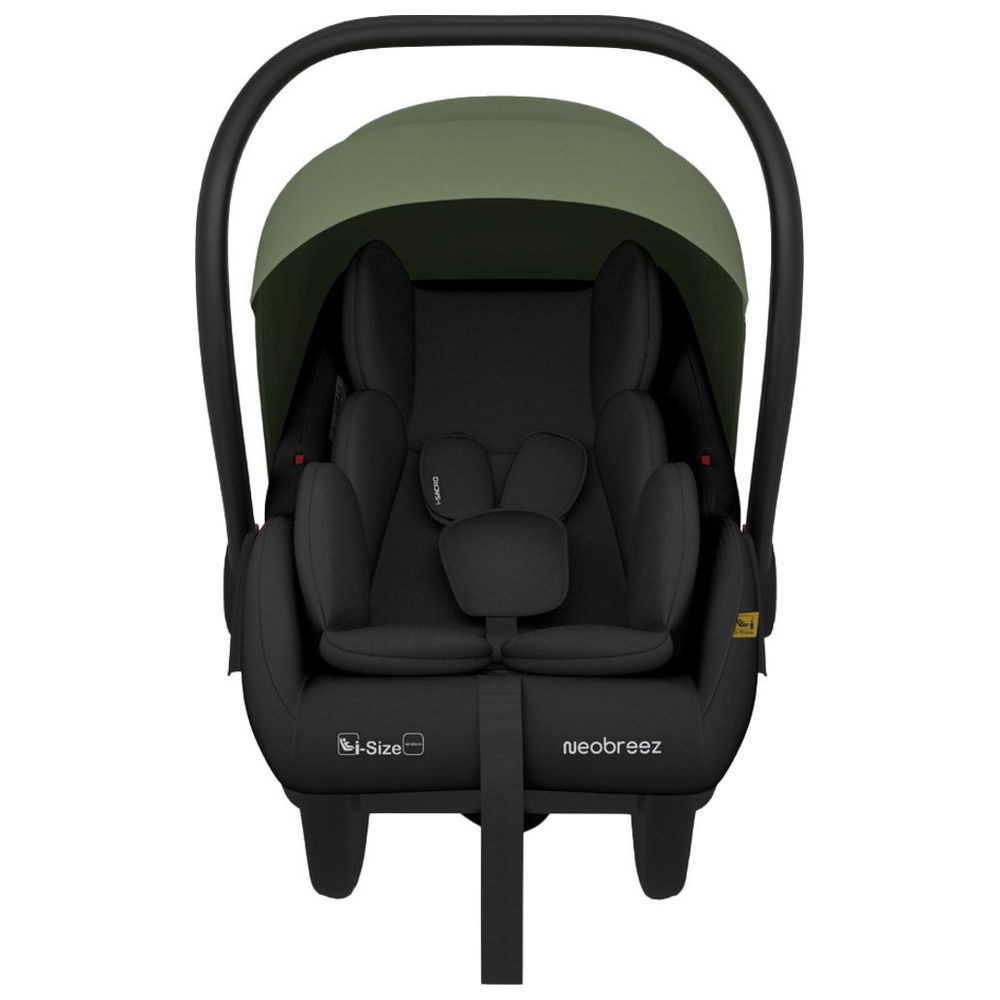 Neobreez - i-Sacro i-Size Lightweight Baby Car Seat Carrier - Green/Black
