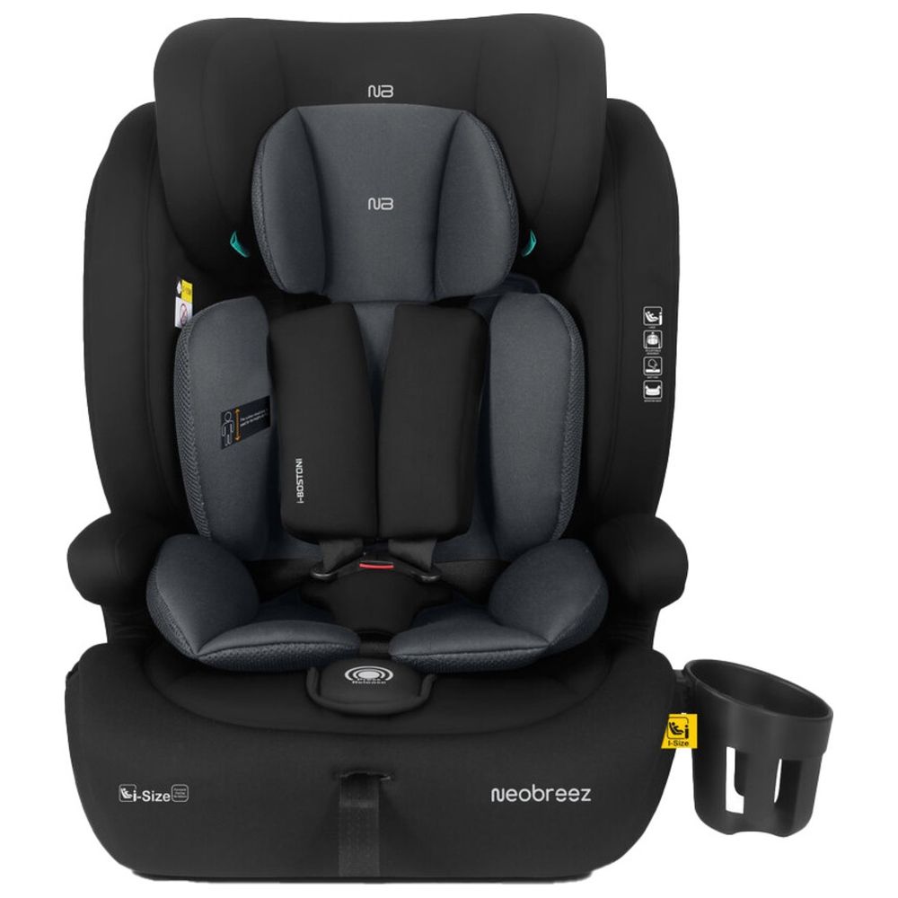 Neobreez i-BOSTONI 3-in-1 Toddler Car Seat, i-Size, 9m-12Y - B.Grey