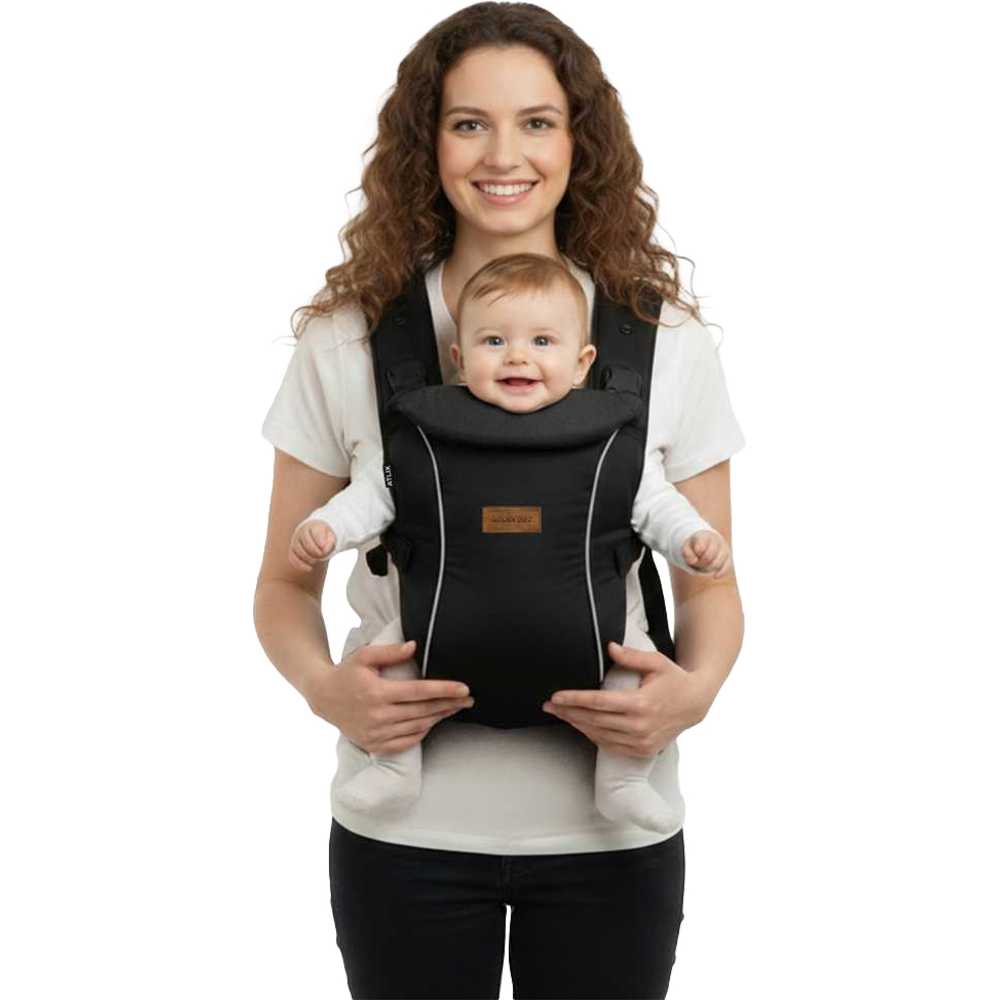 Neobreez Atlix 3-In-1 Convertible Baby Carrier, Newborn-Toddler - Black