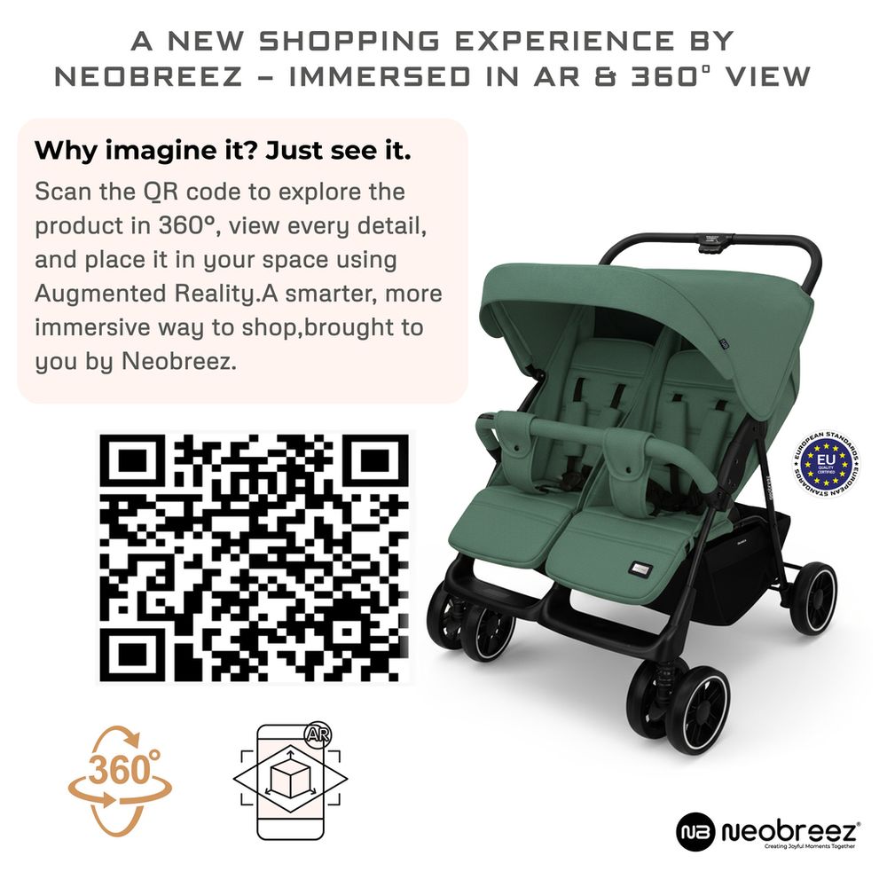 نيوبريز - عربية أطفال مزدوجة دوادكس - أخضر