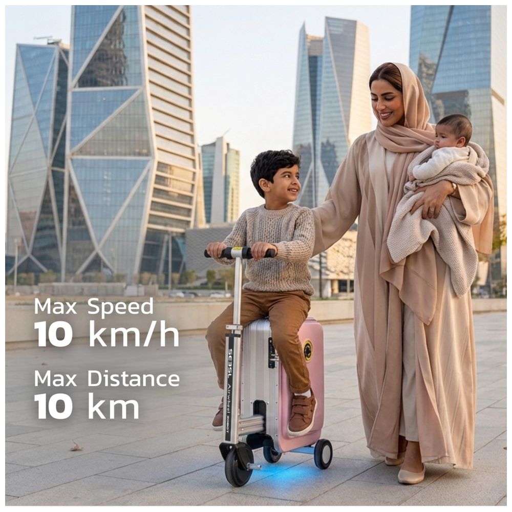 Airwheel - SE3SL Electric Travel Suitcase - Silver