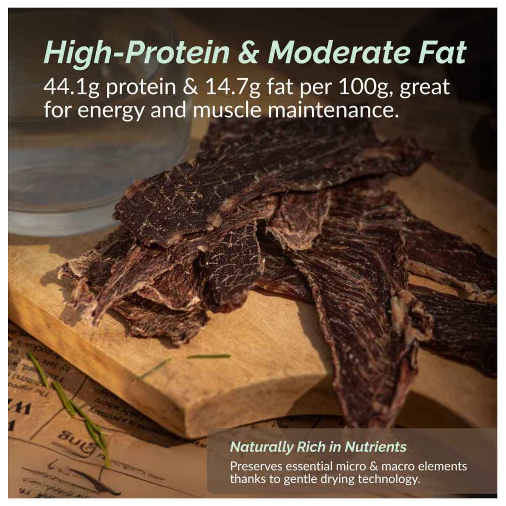 أوه2 بيتس - مكافآت كلاب سناك فاخرة - شرائح لحم البقر - 50 جم