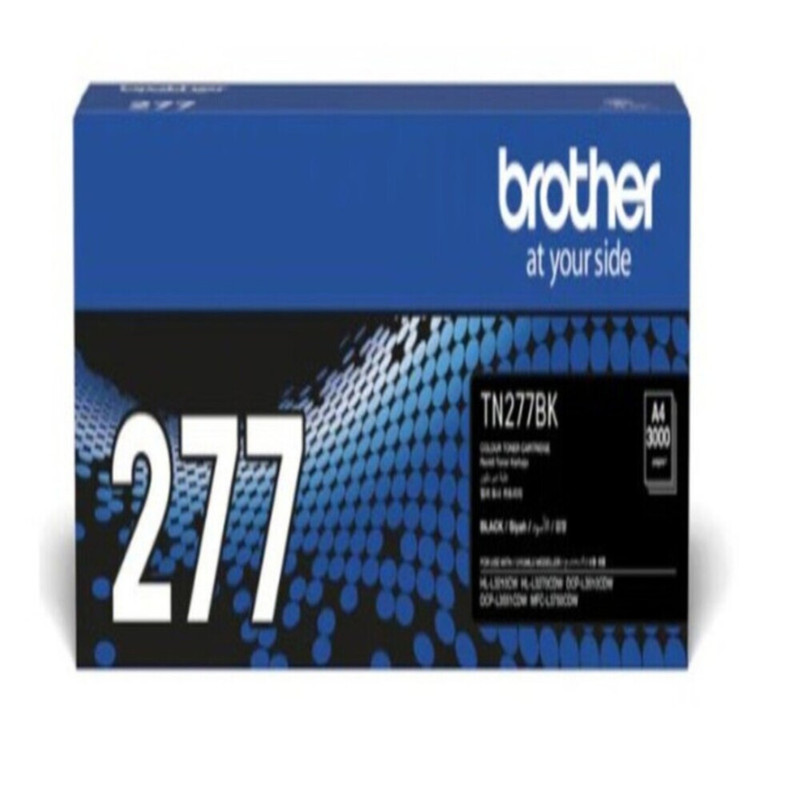 خرطوشة حبر أسود عالية السعة من برذر - TN277BK