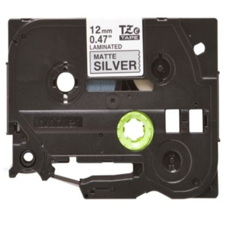 Brother TZE-M931 Black On Matte Silver Label Tape - 12 mm