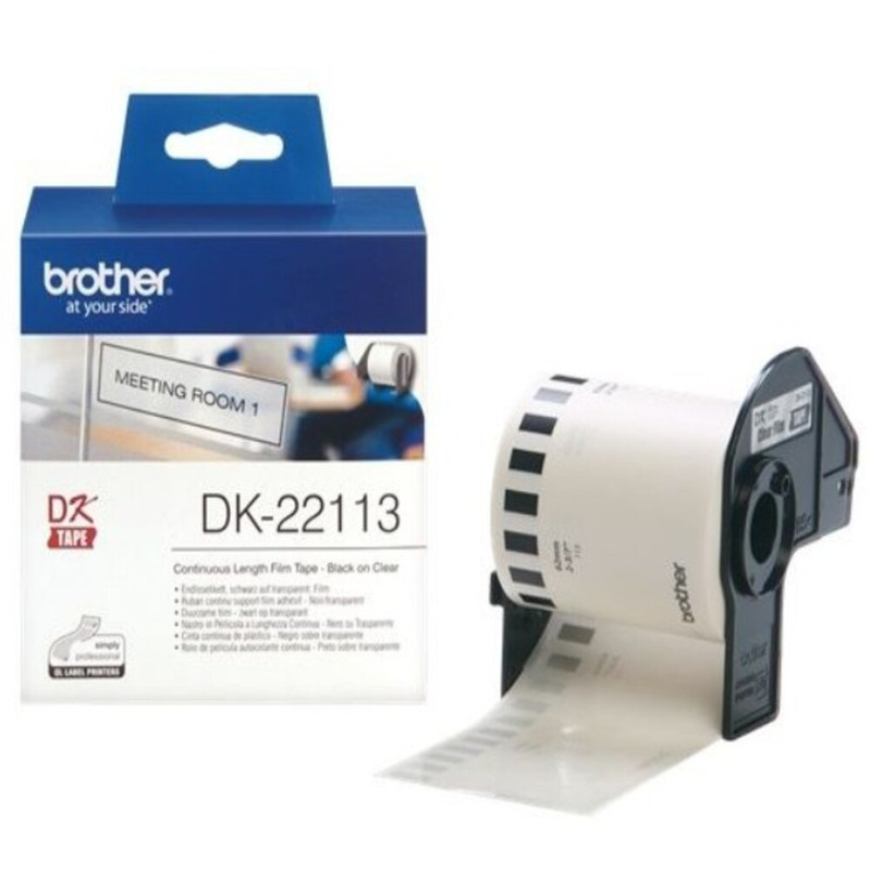 براذر - شريط فيلم متواصل الطول - أسود على شفاف - 15.24 متر