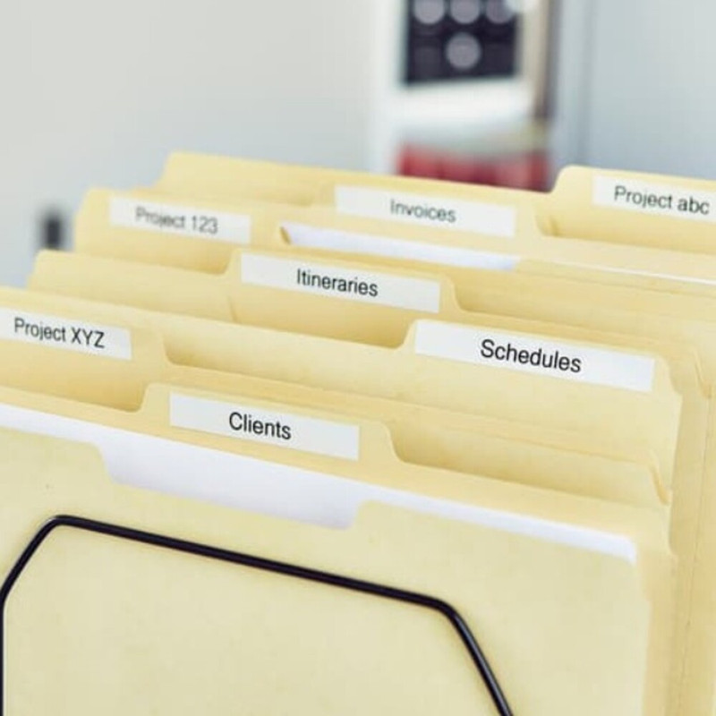 Brother - Label Tape Cassette - Black On White - 9 mm