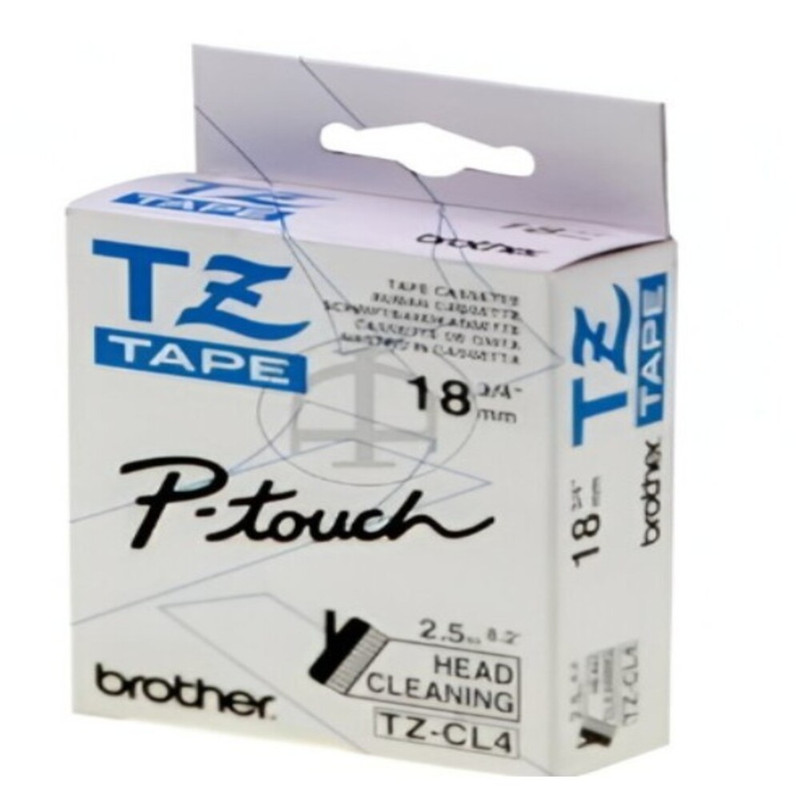 Brother - P-Touch Label Cleaning Tape Cartridge - Black - 18 mm