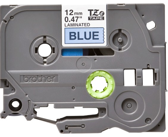 Brother TZE-531 Black On Blue Label Tape - 12 mm