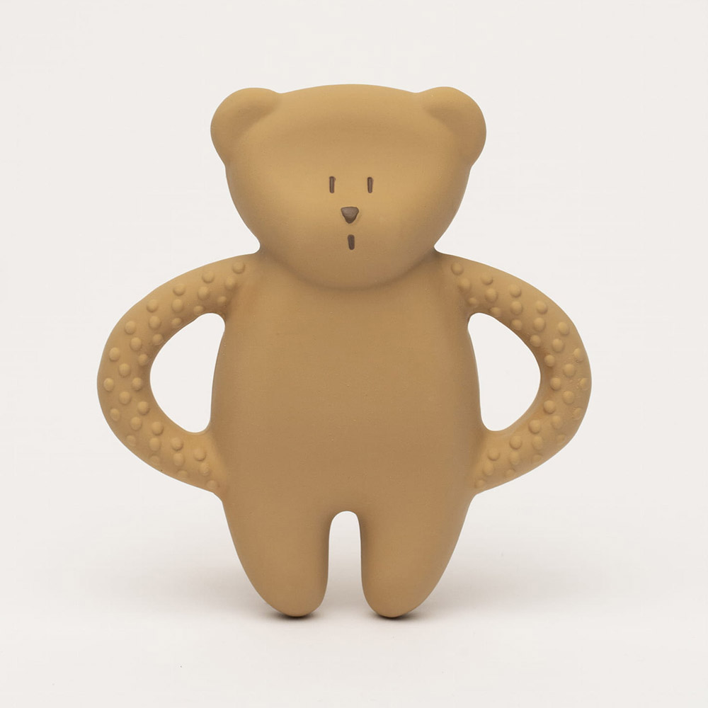 Moonie Natural Rubber Teether Bear