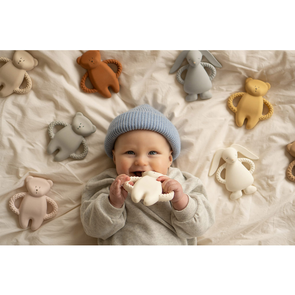 Moonie Natural Rubber Teether Bunny