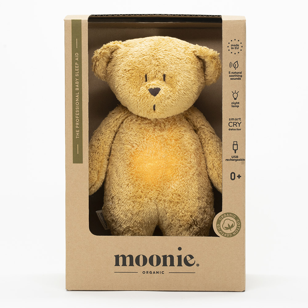 Moonie 2.0 Organic Humming Bear Friend With Lamp