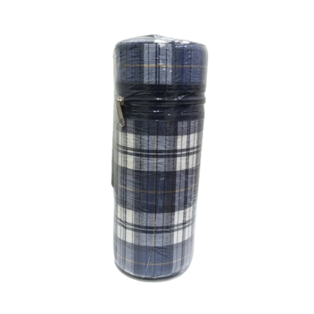 مدفأة رضّاعات الأطفال الحرارية من كادل آند كلاود - بنقشة مربعات - أزرق/أبيض