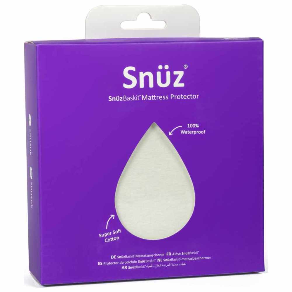 Snuz - SnuzBaskit Waterproof Mattress Protector - White