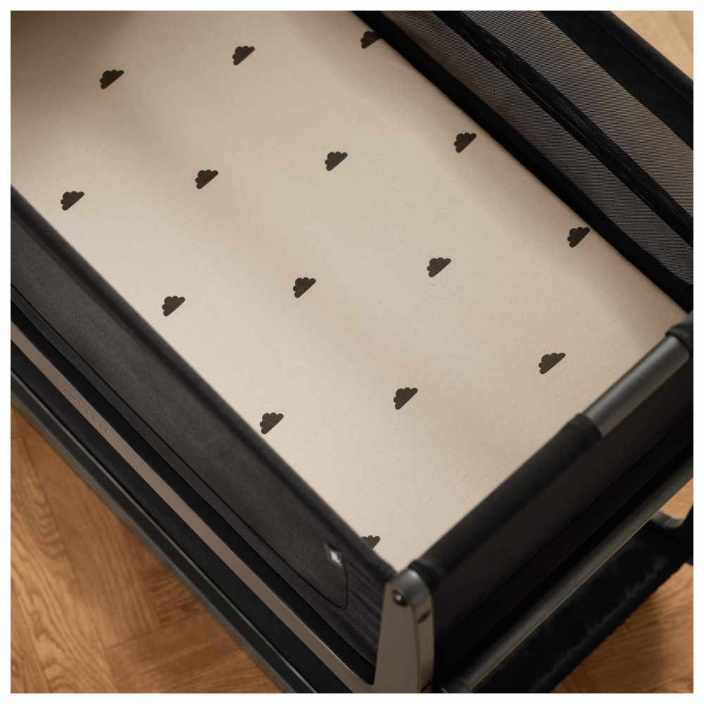 Snuz Crib Fitted Sheets - Sand/Cloud - Pack of 2