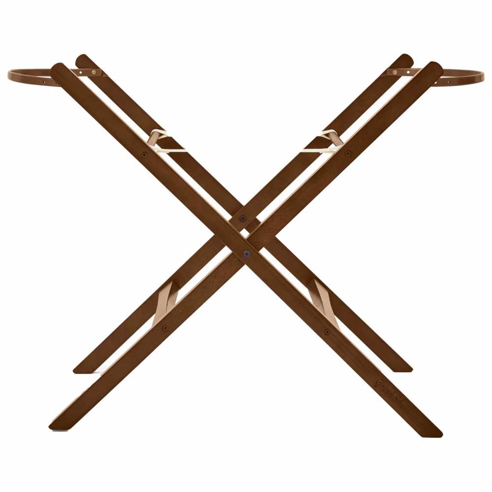 The Little Green Sheep - Moses Basket Static Stand - Walnut