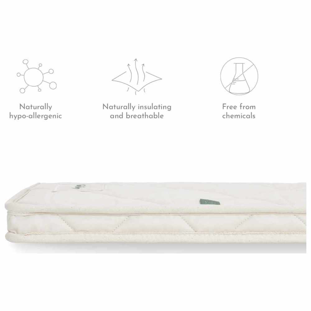 The Little Green Sheep - Natural Crib Mattress For Chicco Dream - Off-White - 53 x 83 x 6 cm