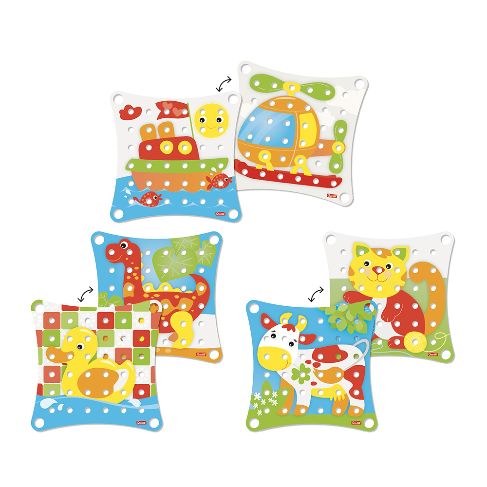 Quercetti - Jumbo Peggy Board Set - 41 Pcs