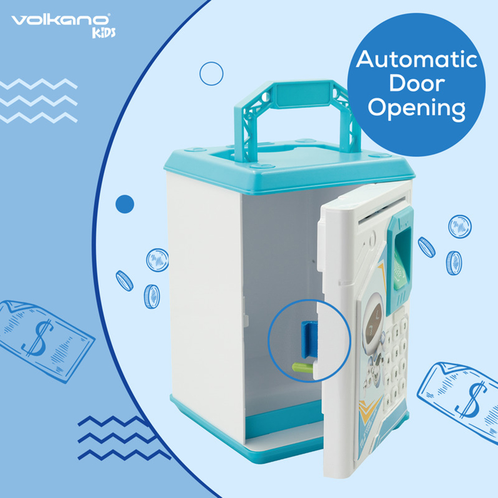 Volkano - Kid's Robo Money Saving Vault - Blue