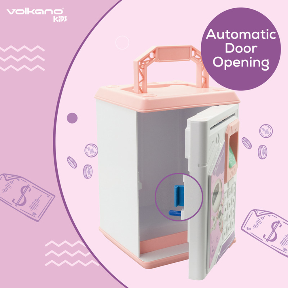 Volkano - Kid's Robo Money Saving Vault - Pink
