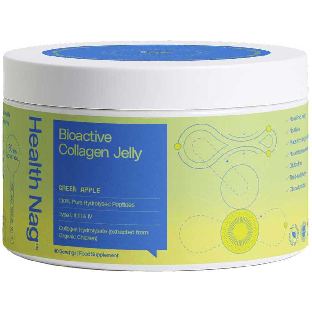 Health Nag - Bioactive Collagen Jelly - Green Apple - 400 gm